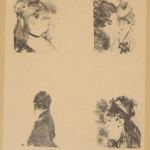Quatre Tetes de Femme - Edgar Degas