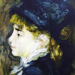 Portait of Margot - Auguste Renoir